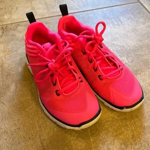 Gently worn Girls Jordan Pink Sneakers